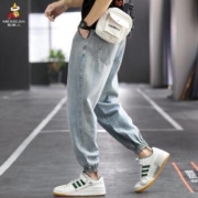 MEXICAN 稻草人 男式束脚宽松牛仔裤 2020秋季韩版 浅色*3件