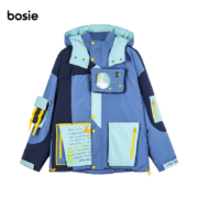 聚划算百亿补贴：bosie  羽绒服  小王子联名 情侣款 短款外套