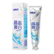 冷酸灵 双重抗敏感牙膏 晶盐爽白 130g *3件