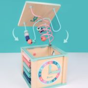 玩具收纳二合一！ 铭塔 多功能串珠玩具箱