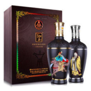 京东PLUS会员： WULIANGYE 五粮液 浓香型白酒 639ml文酒45度+武酒52度礼盒装 *3件