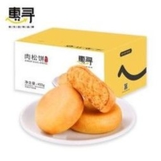 惠寻 淡淡绿豆味 肉松饼 400g