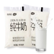 新希望 透明袋装纯牛奶 180ml*12袋