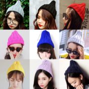 帅亚 针尖尖套头帽 四色可选
