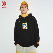 KAMA/卡玛 男士休闲时尚印花连帽卫衣