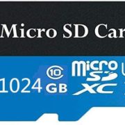 Genericee-Micro SD 卡 1TB Class 10 高速 Micro SDXC 卡存储卡  到手约166.09元