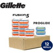 Gillette 吉列 Fusion5 锋隐 手动刮胡刀刀头10件+ProGlide致顺刀头2件  含税到手约￥187