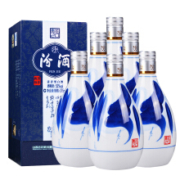 京东PLUS会员：汾酒 青花20 清香型 高度白酒 53度 375ml*6瓶 整箱装