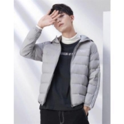 雅鹿 Y8007A01370 男士无缝便捷式羽绒服