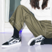 双11预售：Vans 范斯 骷髅印花男女鞋Old Skool低帮潮板鞋运动鞋