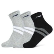 LI-NING 李宁 男女篮球专业运动袜 3双装