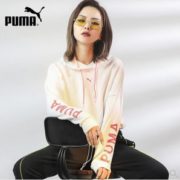 黑卡会员！PUMA彪马卫衣女装新款连帽训练休闲运动服短款套头衫595935