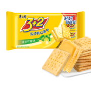 Tingyi康师傅 3+2苏打夹心饼干清新柠檬味500g*8件