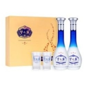 洋河(YangHe) 蓝色经典 梦之蓝M1 52度 500ml*4 整箱装 浓香型白酒 口感绵柔