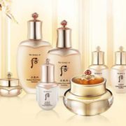 16点领券！WHOO 后 天气丹花献光彩紧颜系列礼盒套装（滋养液150ml+乳110ml+霜25ml）+赠4件套