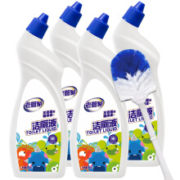 京东PLUS会员：老管家 洁厕灵500ml*4罗兰香氛+洁厕刷子+凑单品