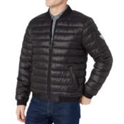 两色多码！Guess 盖尔斯 男士轻质保暖飞行员夹克棉服 到手￥293.14
