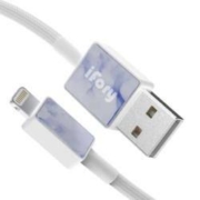 11日0点、双11预告： ifory 安福瑞 Lighting数据线 编织线 MFi认证 0.9米 淡蓝紫 *2件