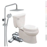 KOHLER 科勒 5706 76536 五级旋风虹吸马桶 淋浴花洒套装