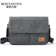 慢津贴：BOSTANTEN 波斯丹顿 BJ1202051 男士帆布单肩包