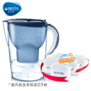 京东PLUS会员：碧然德   BRITA  过滤净水器 净水壶   Marella 海洋系列 3.5L+专家版滤芯5枚  一壶六芯装+凑单
