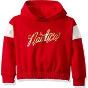 Nautica 诺帝卡 女童长袖抓绒连帽衫 到手63.56元