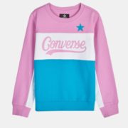 CONVERSE 匡威 女童纯棉圆领套头卫衣