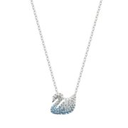 21日0点黑卡会员！ SWAROVSKI 施华洛世奇 5512094 蓝色渐变小号天鹅项链