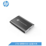 HP 惠普 P500系列 Type-c 固态移动硬盘 1TB 黑色/银色