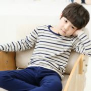 A类全棉！实莎 儿童纯棉保暖睡衣 2件套