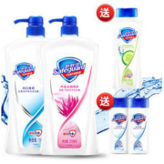 舒肤佳沐浴露套装 纯白720ml+芦荟720ml送青瓜400ml+纯白100ml*2 无皂基 男士女士通用