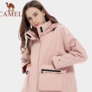 双11预售！ Camel 骆驼 A9W214124 工装风户外冲锋衣