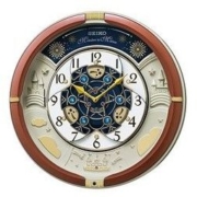 SEIKO 精工 RE601B 光感电波音乐挂钟