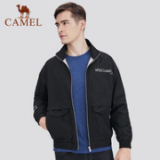 Camel 骆驼 男士复古撞色刺绣工装夹克