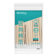 WELLDAY 维德医疗 医用棉签 10cm灭菌级*6袋