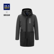 HLA 海澜之家 HWMAJ4V001A 男士连帽拼接棉服