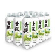 秋林QiuLin 苏打水 青提味苏打气泡水 0糖汽水饮料450ml*12瓶/箱