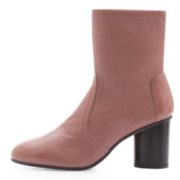 21日黑卡会员！STUART WEITZMAN 斯图尔特·韦茨曼 MARGOT 系列 女士圆筒粗跟短靴踝靴