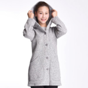 地球科学家 Polartec Thermal Pro 中长款 女高保暖厚抓绒衣