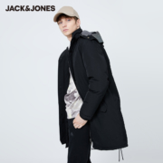 JackJones 杰克琼斯 219409509ZB 男士中长款棉服