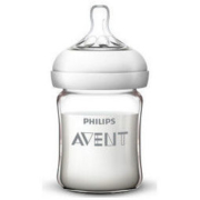 飞利浦 AVENT 新安怡 自然顺畅系列 宽口径玻璃奶瓶 125ml *4件