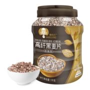 SHEGURZ 穗格氏 高纤黑燕麦片 原味 1000g罐装 *6件