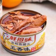 鲜得味 五香味深海金枪鱼罐头 180g*6罐