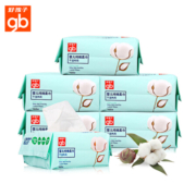 好孩子  gb  婴儿棉柔巾 干湿两用  100片*6包