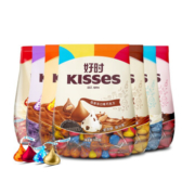 慢津贴：好时 好时之吻Kisses巧克力 炫彩多口味500g