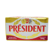 PLUS会员：总统（President）发酵型动脂黄油 淡味 500g *3件
