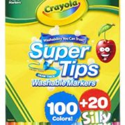 安全无毒！Crayola 绘儿乐 Super Tips 可水洗水彩笔套装 120支 到手128.53元
