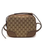 19日0点！GUCCI 古驰 449413 BMJ1G 双G帆布配皮单肩斜挎包 小号