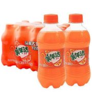 限地区plus:美年达可乐 Mirinda 橙味汽水 碳酸饮料整箱 300ml*12瓶 (新老包装随机发货) 百事出品 *2件