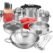 11日0点！ ZWILLING 双立人 PZ-1409 锅刀炊具18件套 2498元包邮（前2小时）